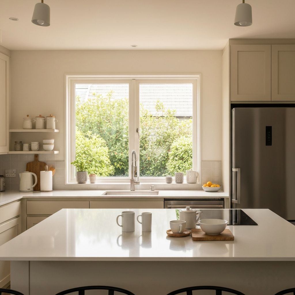 Momento matutino en la cocina